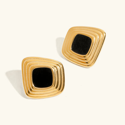 [Echo Fine]Sylvie Geometric Gold Earrings