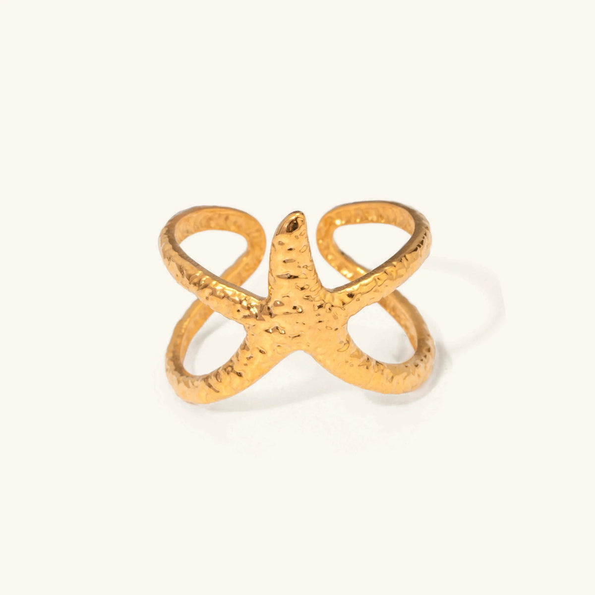 [Echo Fine]Aurelie Gold Starfish Ring