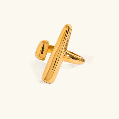 [Echo Fine]Seraphina Contemporary Gold Ring