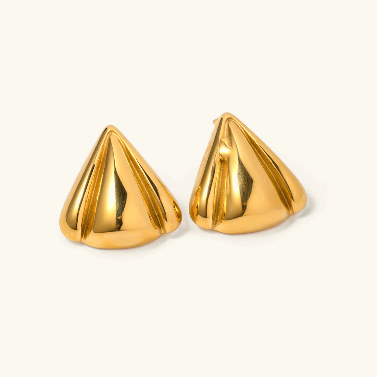 [Echo Fine]Jillian Vintage Gold Earrings