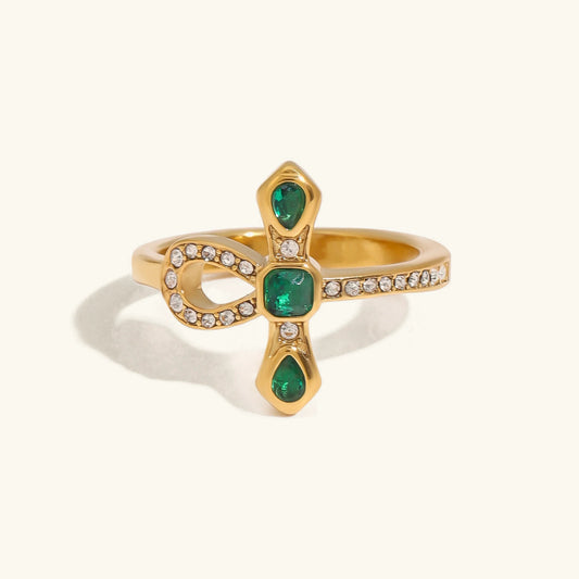 [Echo Fine]Joy Diamond Knot Gold Ring