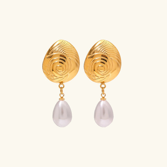 [Echo Fine]Eleonora Freshwater Pearl Earrings