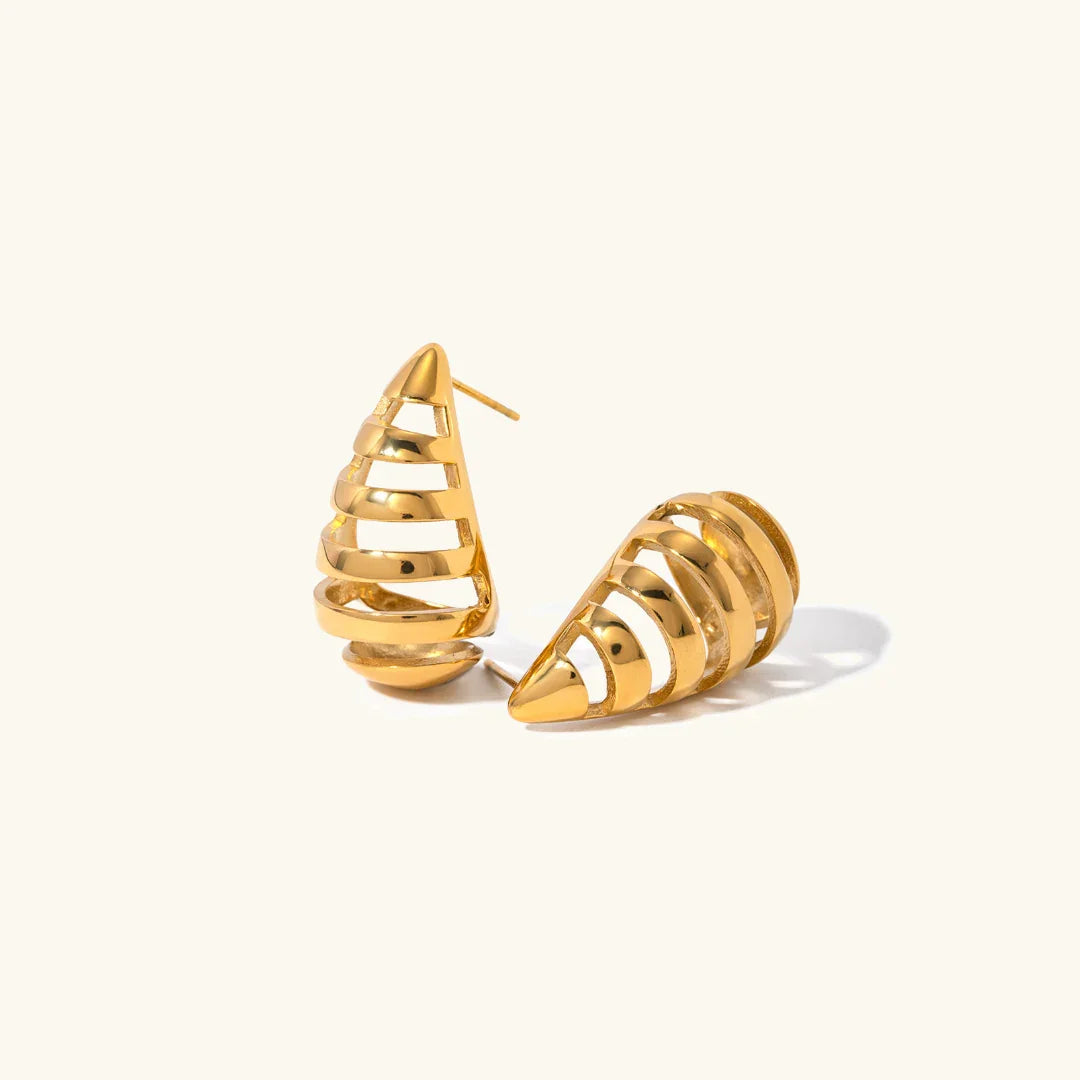 [Echo Fine]Katrin Drop Gold Earrings