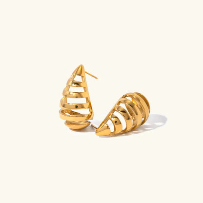 [Echo Fine]Katrin Drop Gold Earrings