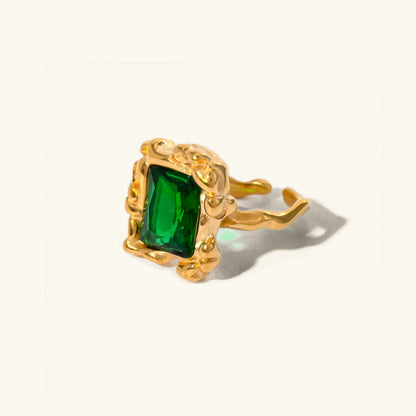 [Echo Fine]Priscilla Emerald Ring