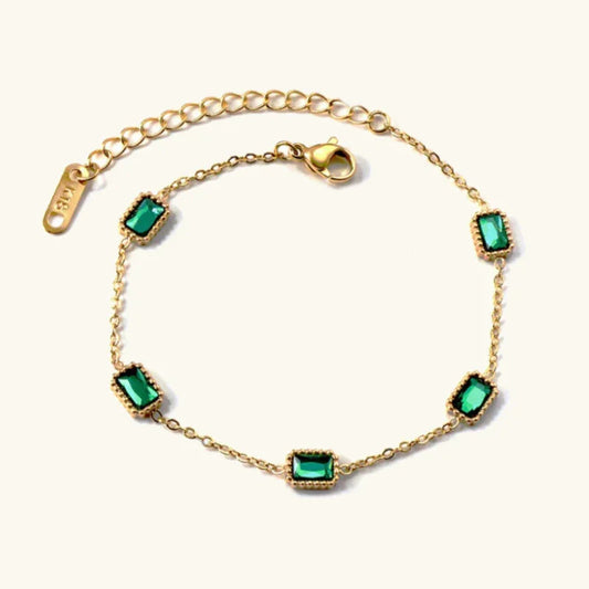 [Echo Fine]Erin Green Bracelet