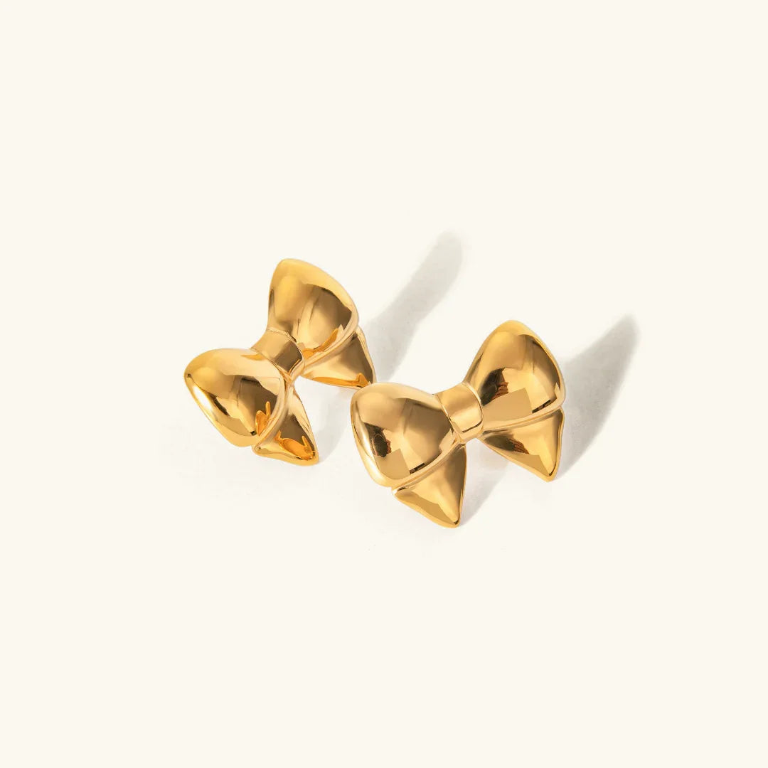 [Echo Fine]Regina Bow Earrings
