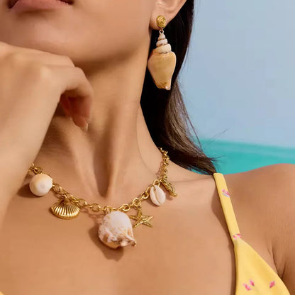 [Echo Fine]Sabrina Seashell Earrings