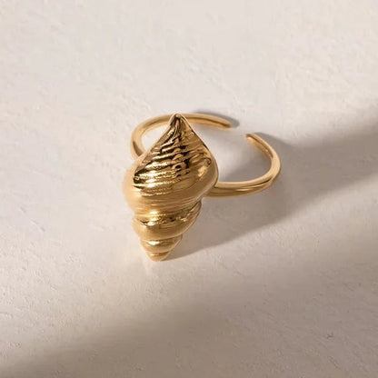 [Echo Fine]Ohana Sea Conch Gold Ring