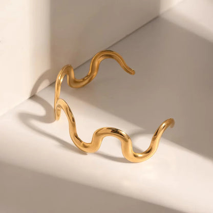 [Echo Fine]Senna Twisted Gold Bangle