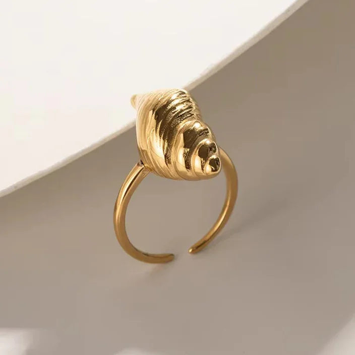 [Echo Fine]Ohana Sea Conch Gold Ring