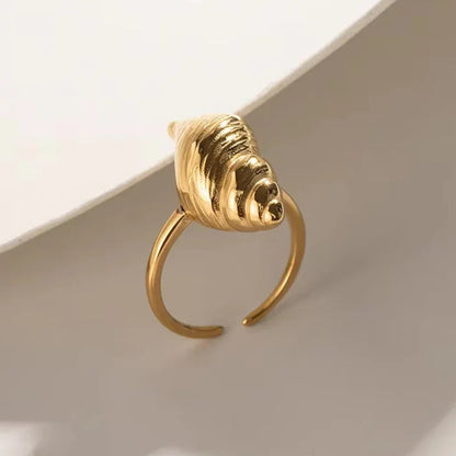 [Echo Fine]Ohana Sea Conch Gold Ring