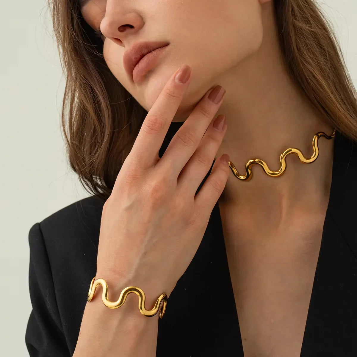 [Echo Fine]Senna Twisted Gold Bangle