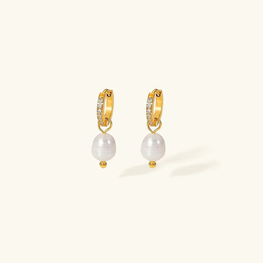 [Echo Fine]Sara Pearl Earrings