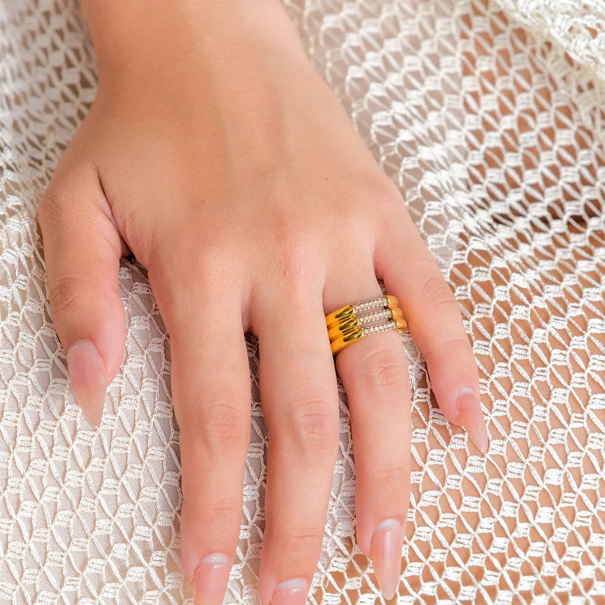 [Echo Fine]Serenity Diamond Gold Ring