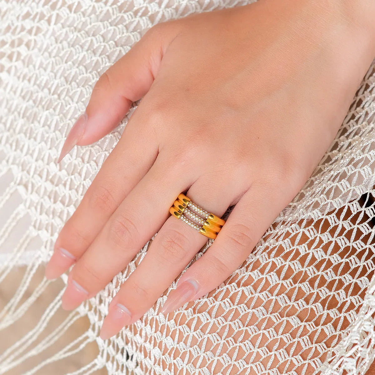 [Echo Fine]Serenity Diamond Gold Ring