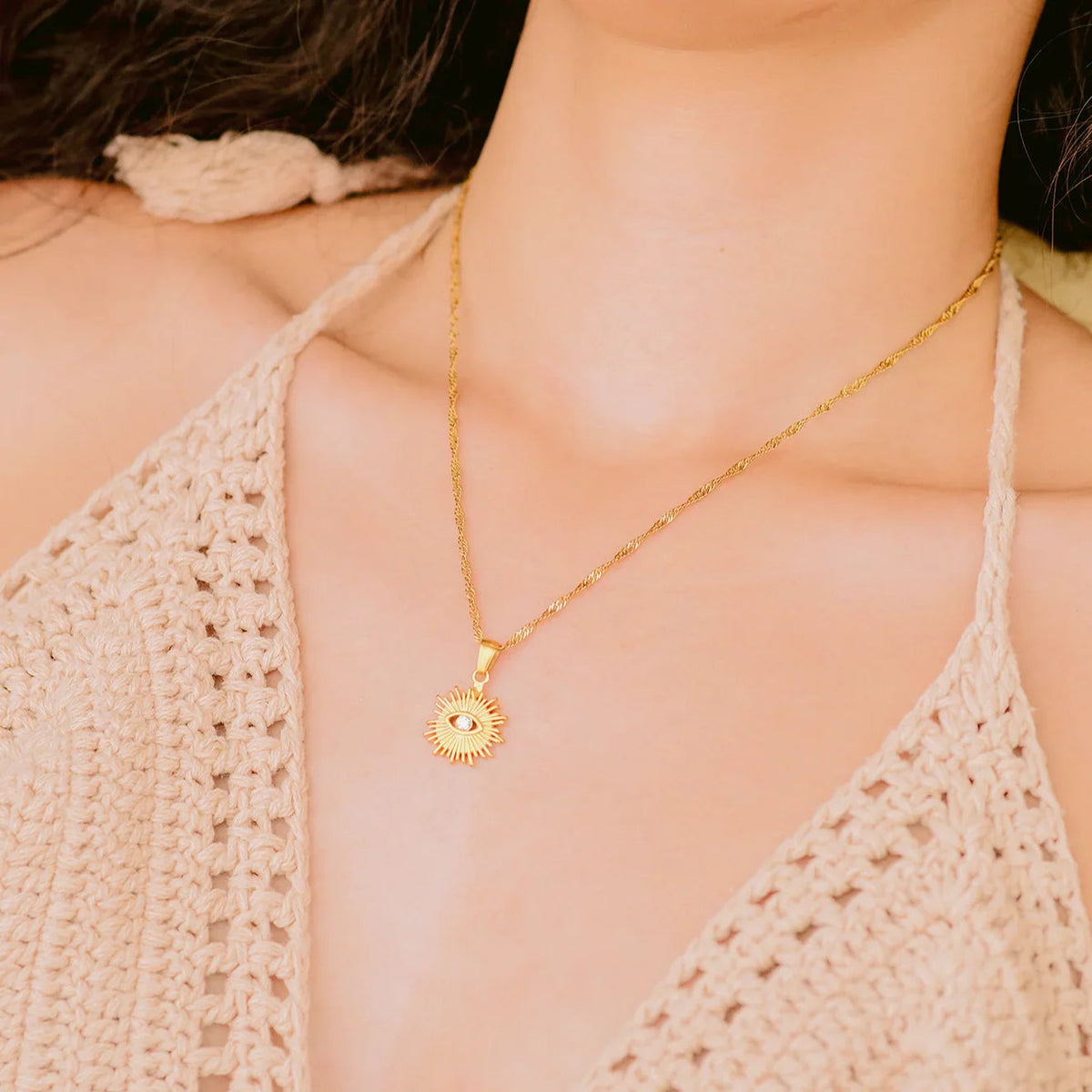 [Echo Fine]Solana Gold Necklace