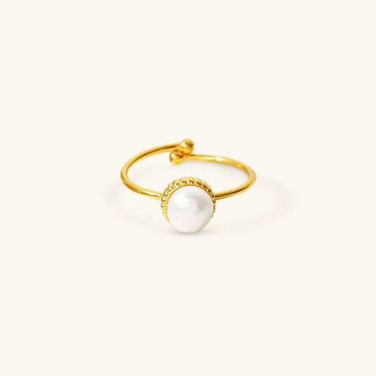 [Echo Fine]Solis Gold Pearl Ring