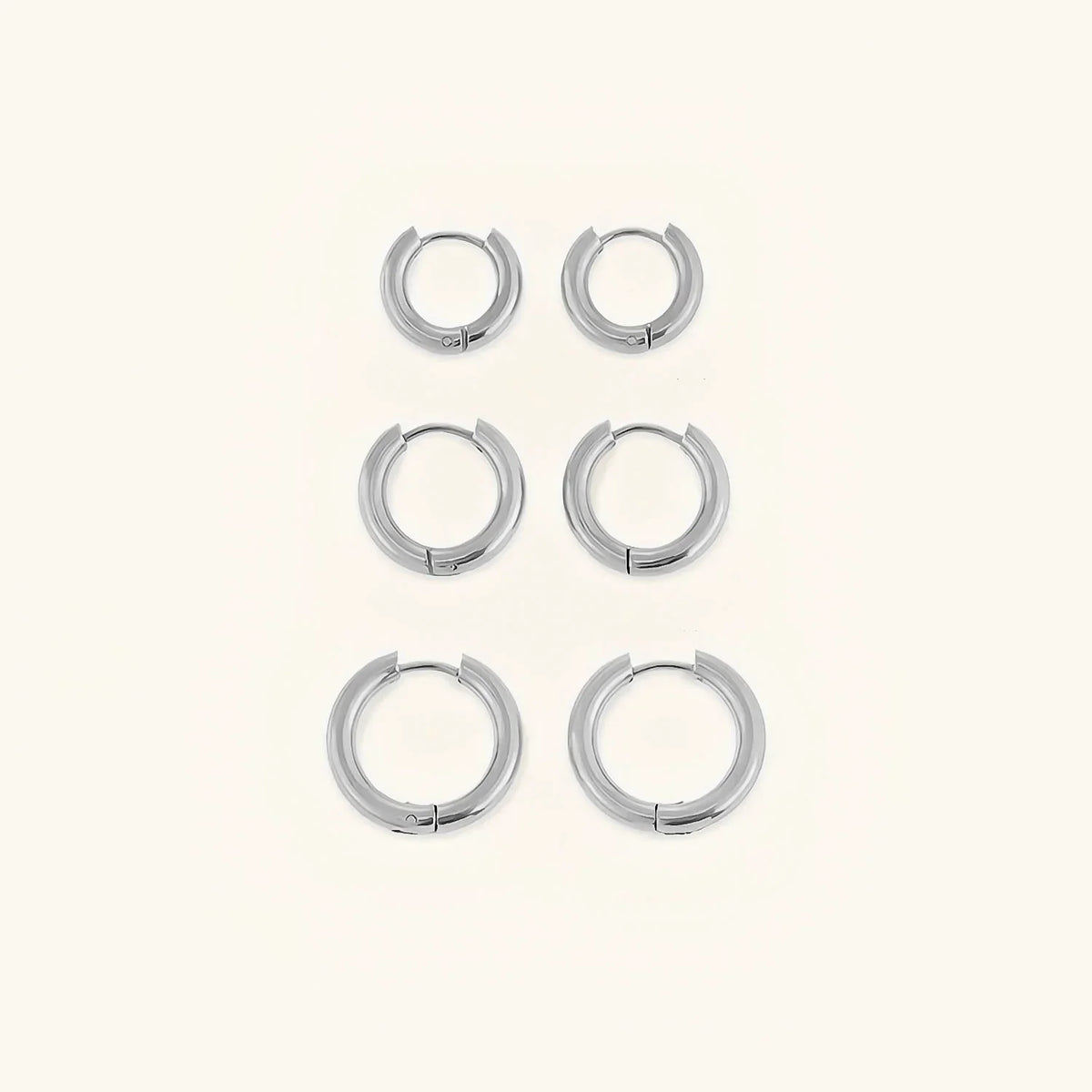 [Echo Fine]Classic Round Hoops