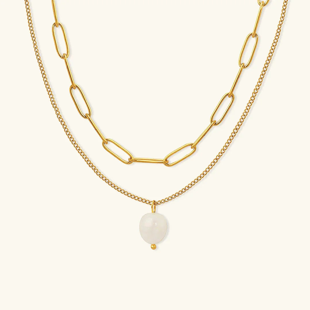 [Echo Fine]Tropica Freshwater Pearl Necklace