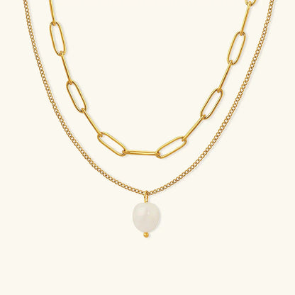 [Echo Fine]Tropica Freshwater Pearl Necklace