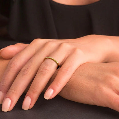 [Echo Fine]Sage Gold Ring