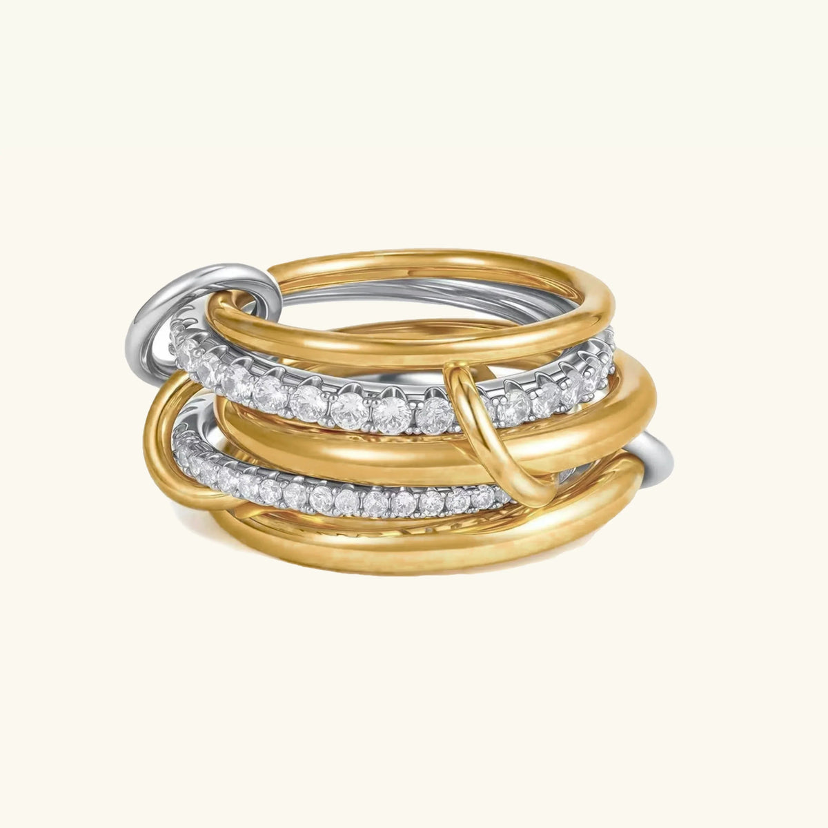 [Echo Fine]Vera Stacked Diamond Ring
