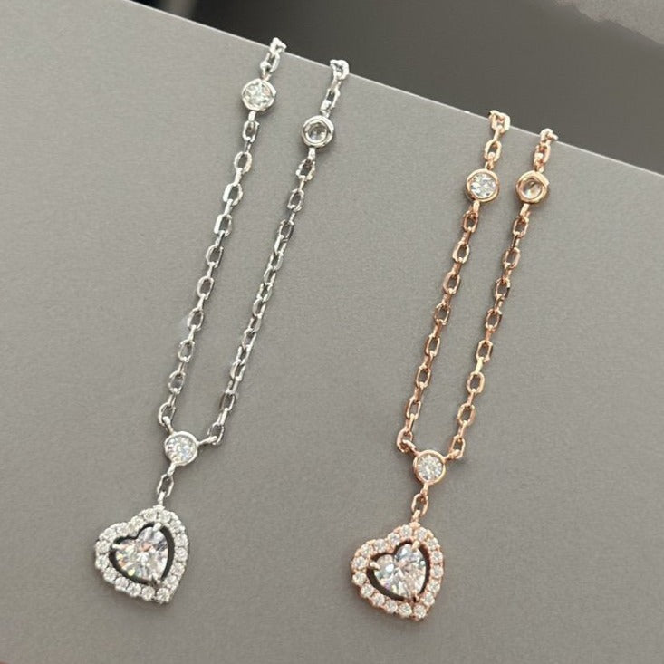 [ECHO]JOY HEART DIAMOND NECKLACE