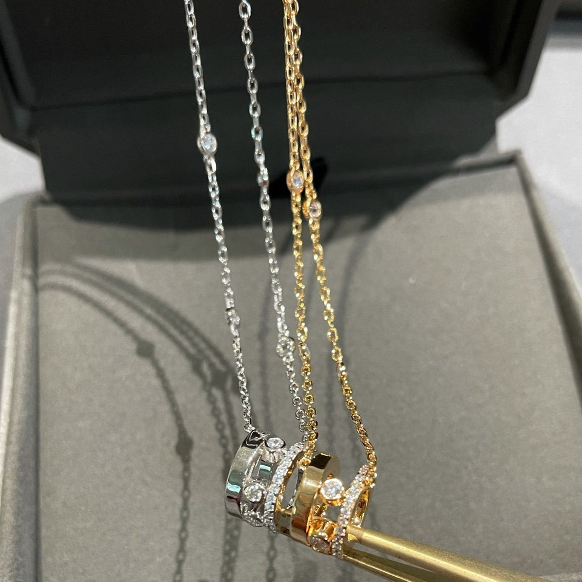 [ECHO]CHAIN MOVE ROMANE PEDAND NECKLACE