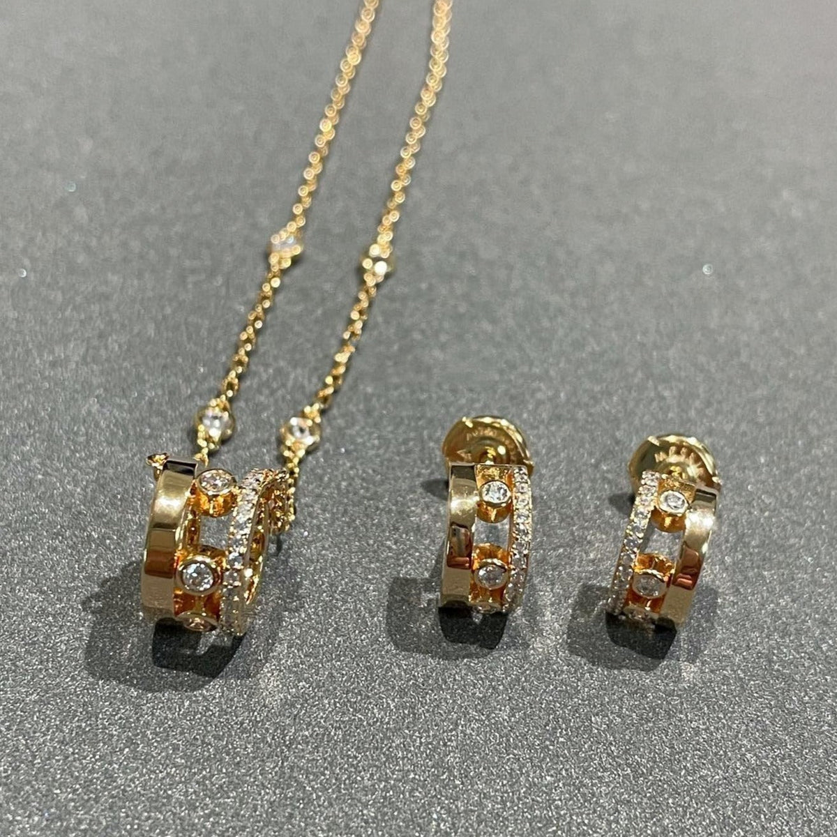 [ECHO]CHAIN MOVE ROMANE PEDAND NECKLACE