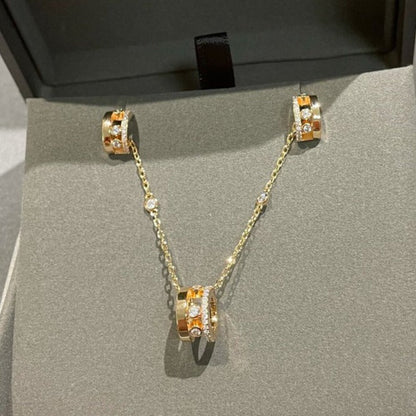 [ECHO]CHAIN MOVE ROMANE PEDAND NECKLACE