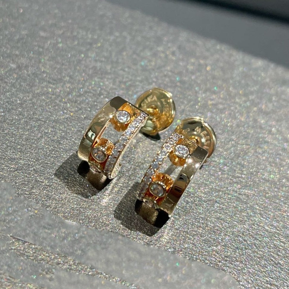 [ECHO]MOVE ROMANE EARRINGS DIAMOND