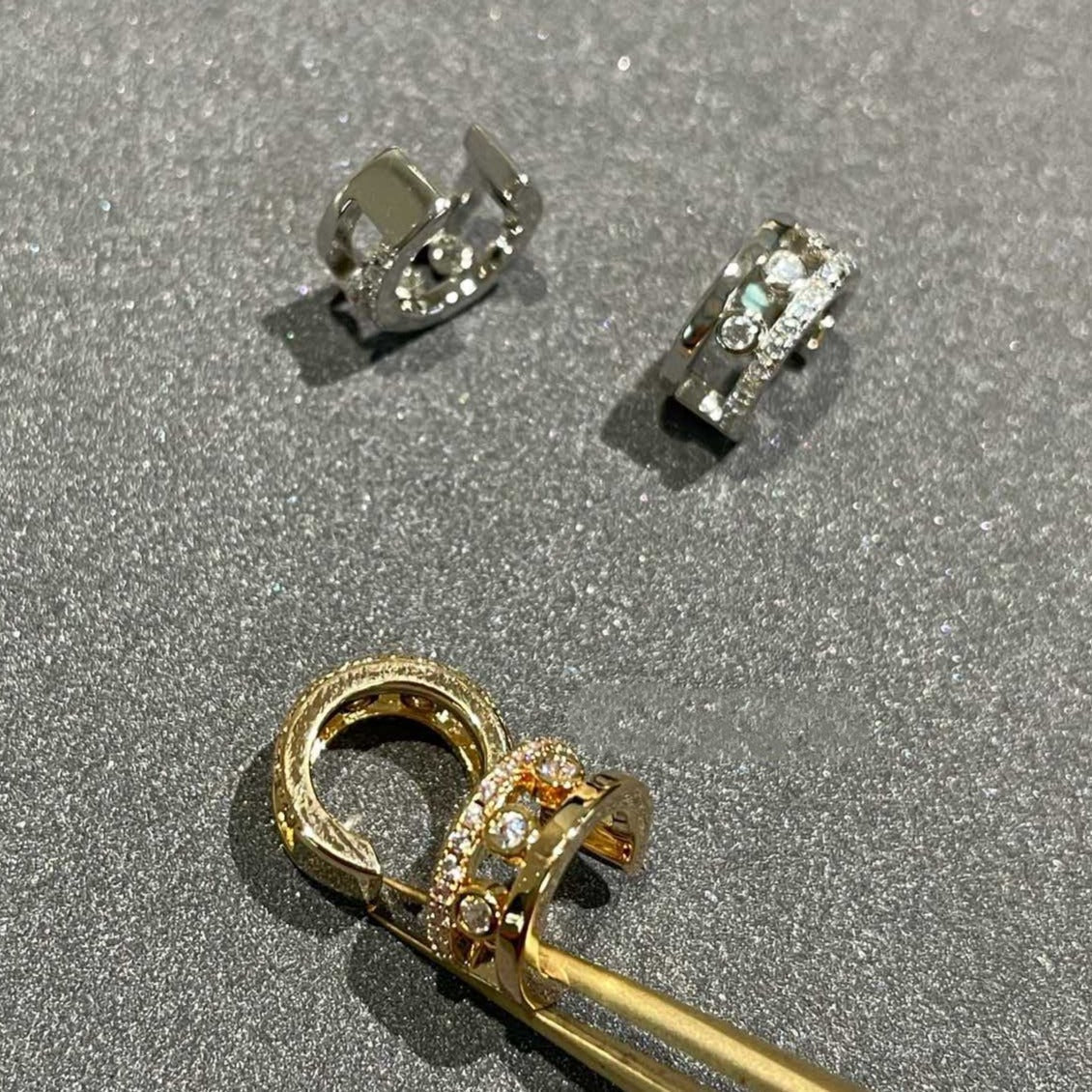 [ECHO]MOVE ROMANE EARRINGS DIAMOND