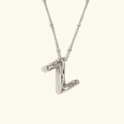 [Echo Fine]Balloon Gold Initial Necklace