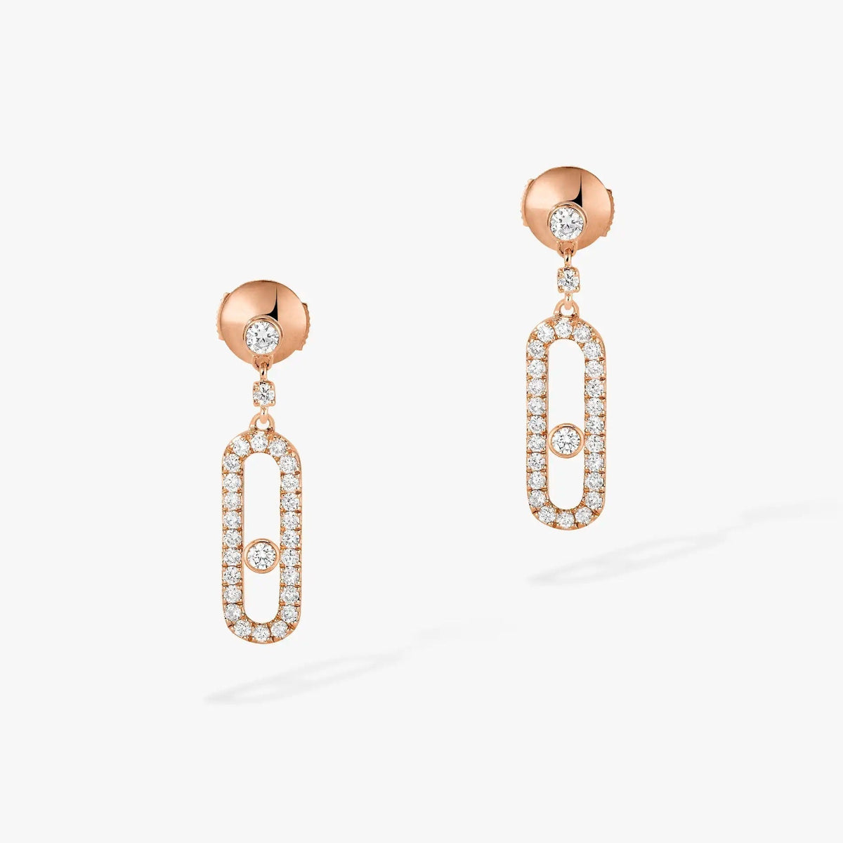 [ECHO]DORMEUSES MOVE UNO DIAMOND EARRINGS