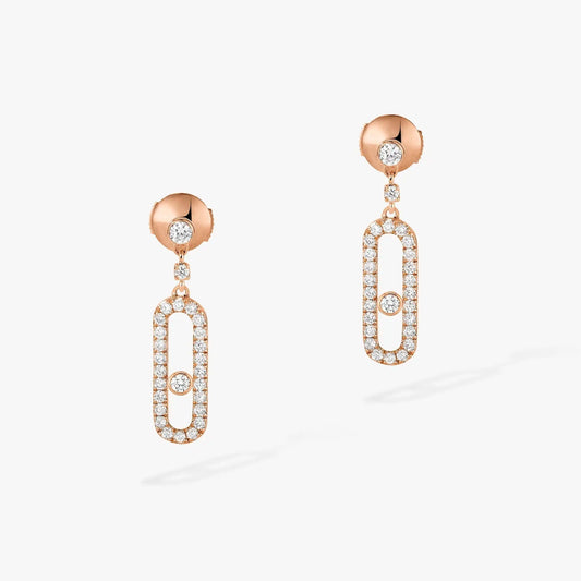 [ECHO]DORMEUSES MOVE UNO DIAMOND EARRINGS