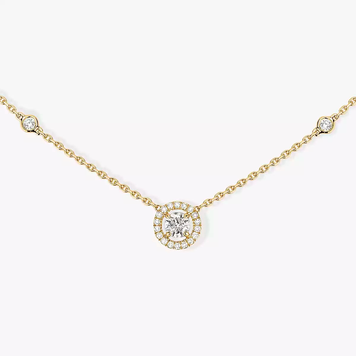 [ECHO]Diamond Necklace 0,20ct Brilliant Shape Joy