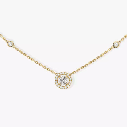 [ECHO]Diamond Necklace 0,20ct Brilliant Shape Joy