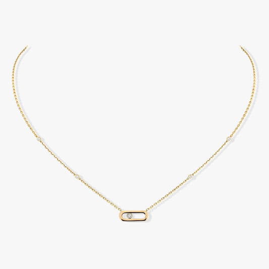[ECHO]MOVE UNO DIAMOND NECKLACE