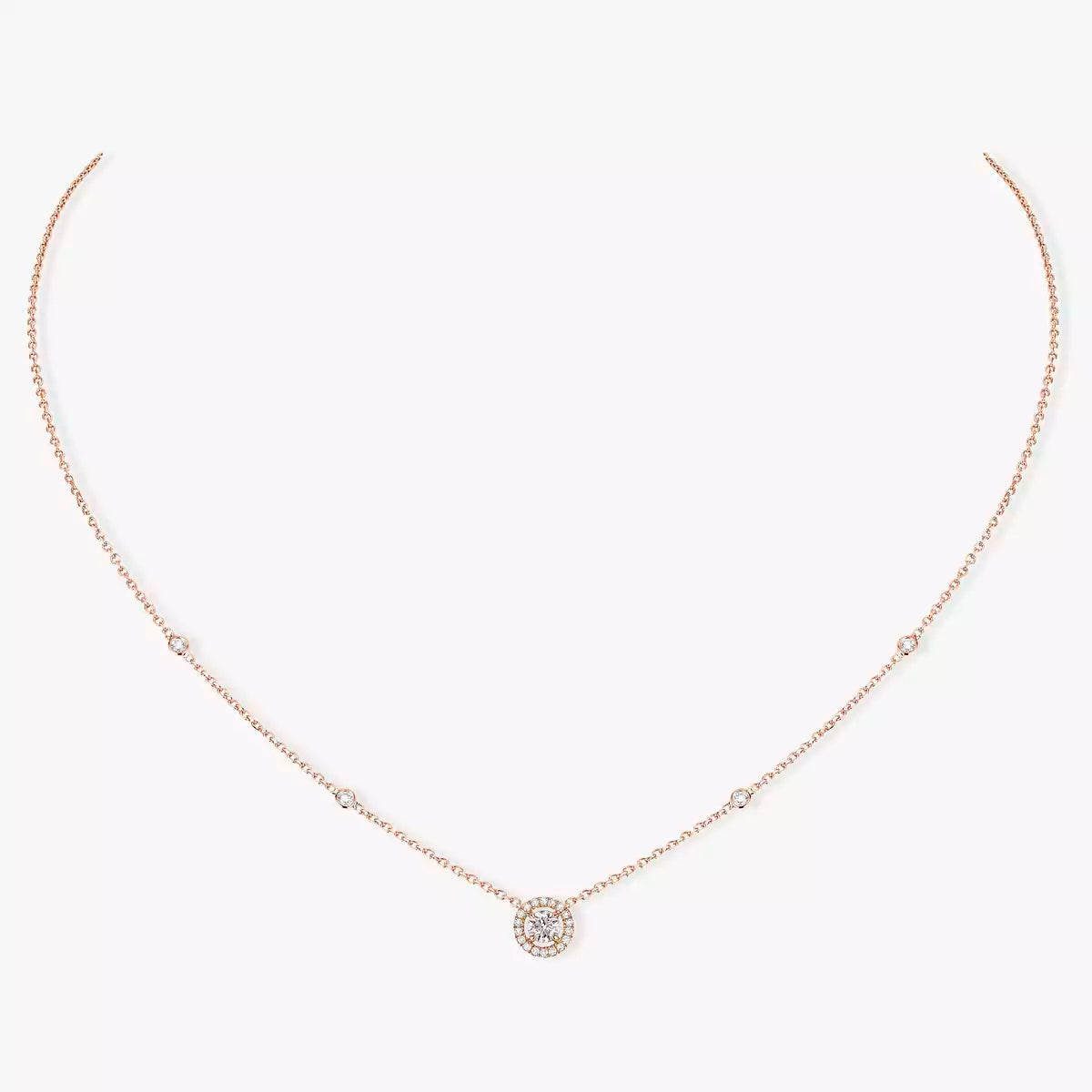 [ECHO]Diamond Necklace 0,20ct Brilliant Shape Joy