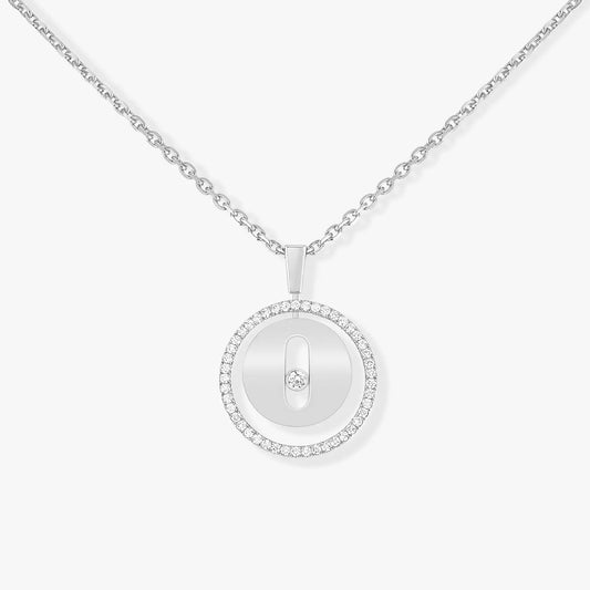 [ECHO]LUCKY MOVE PM NECKLACE SILVER DIAMOND