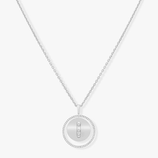 [ECHO]LUCKY MOVE MM SILVER DIAMOND NECKLACE
