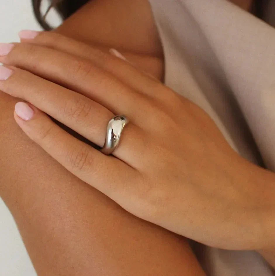 [Echo Fine]Lana Formless Gold Ring