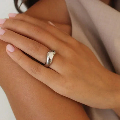 [Echo Fine]Lana Formless Gold Ring
