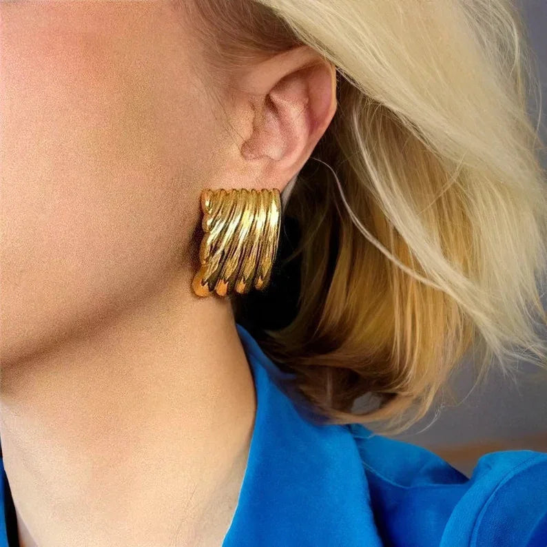 [Echo Fine]Alisa Gold Earrings