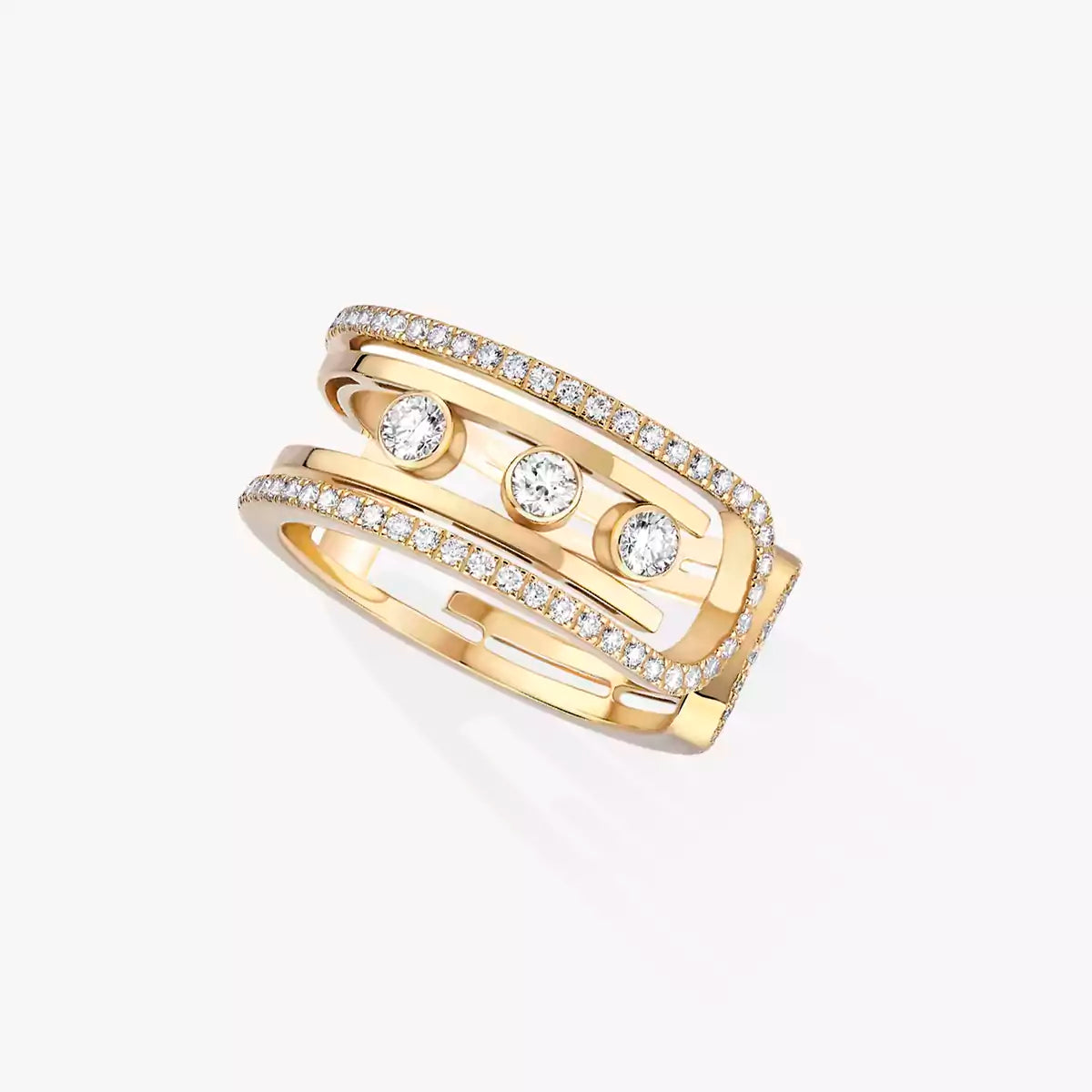 [ECHO]Move 10th Diamond Ring in Gold