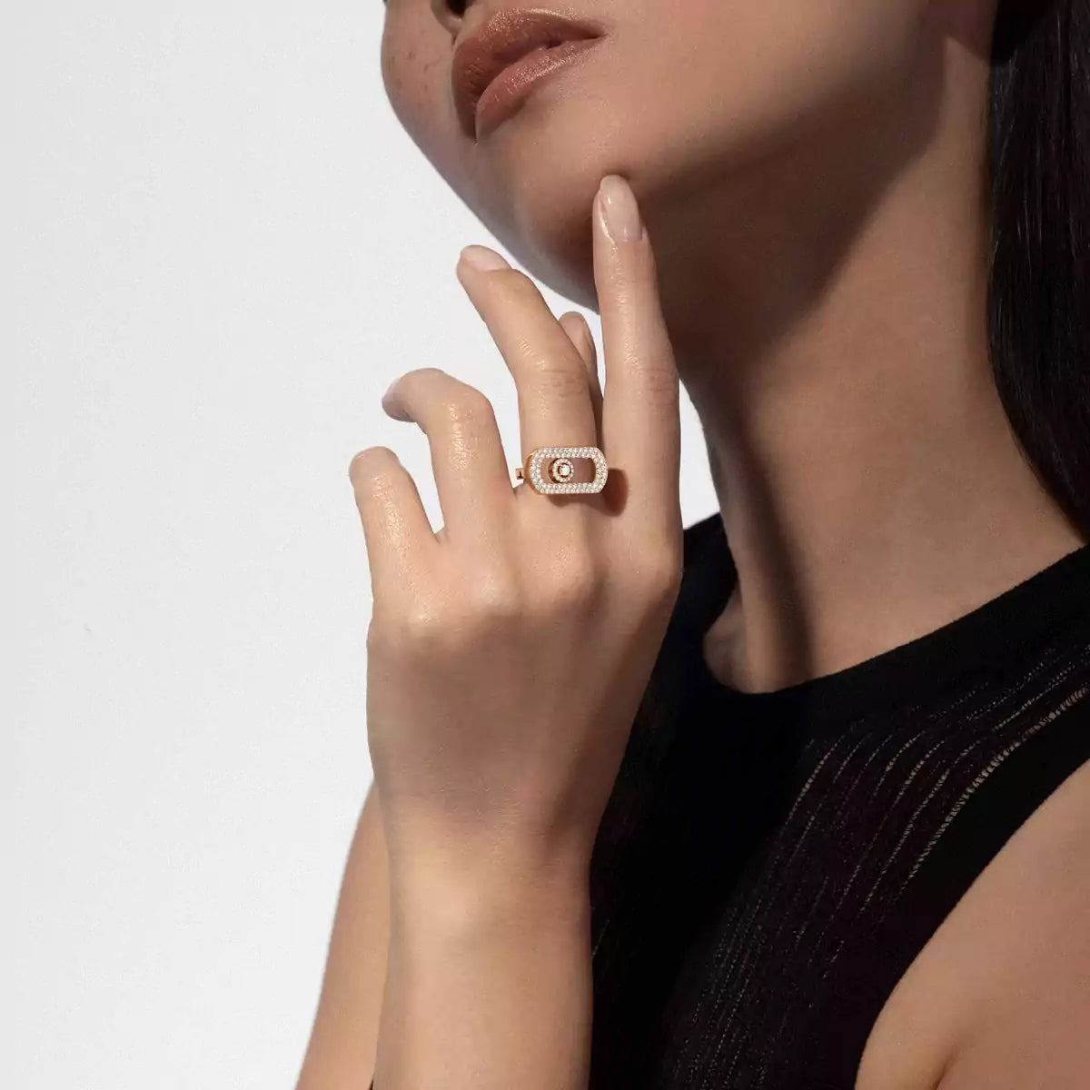 [ECHO]So Move Pave_-Set Diamond Ring