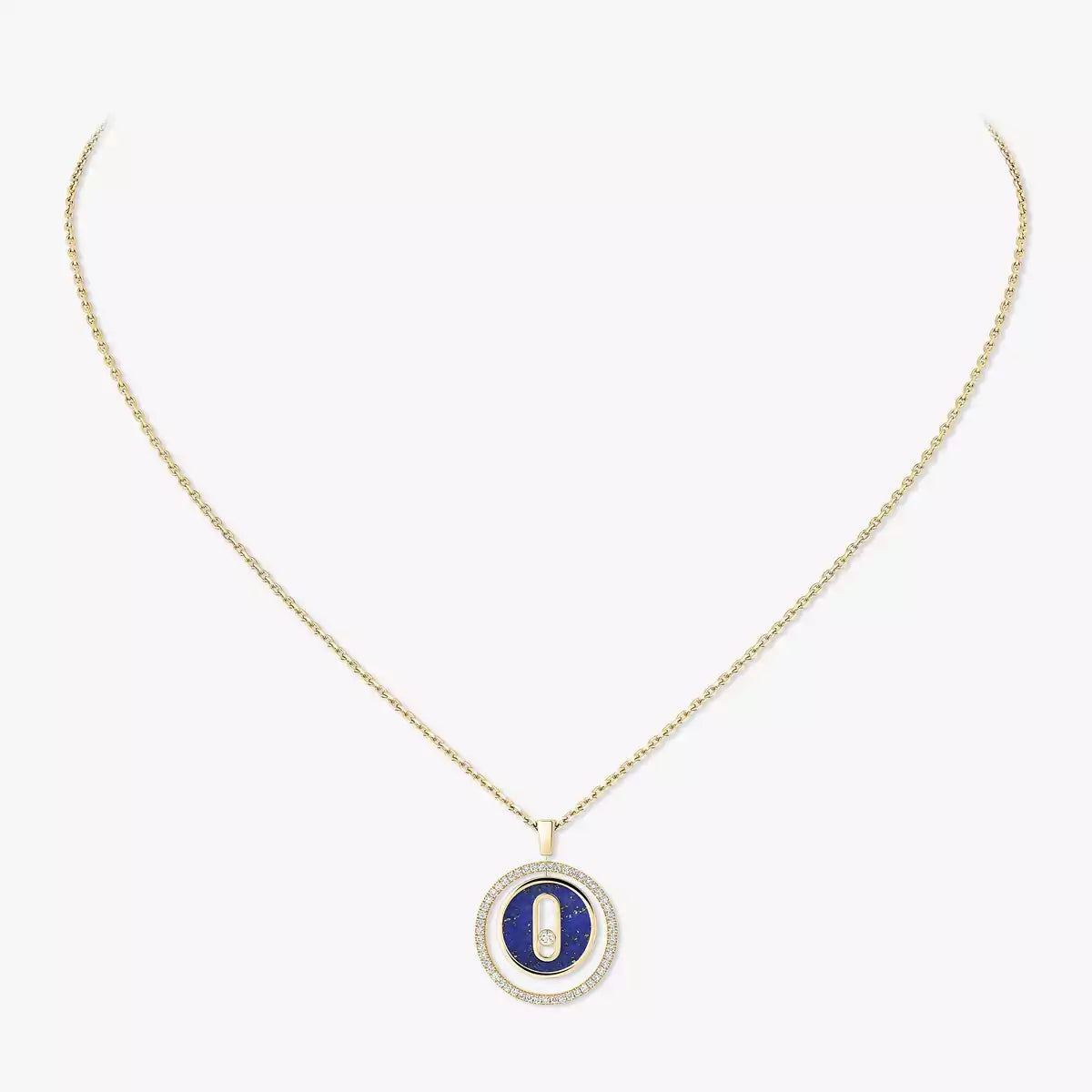 [ECHO]Lucky Move Diamond Necklace in Rose Gold and White Mother-of-Pearl