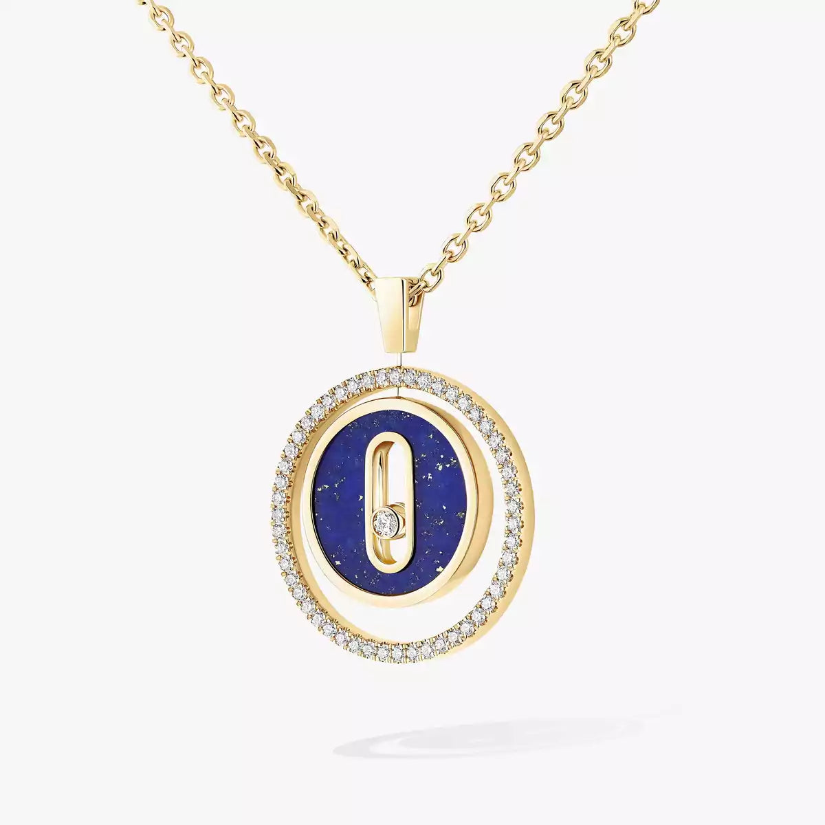 [ECHO]Lucky Move Diamond Necklace in Rose Gold and White Mother-of-Pearl