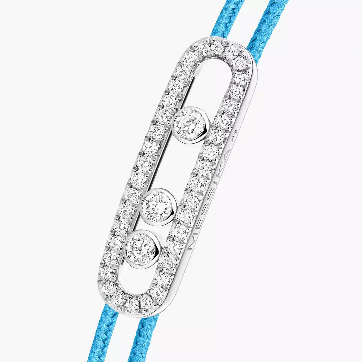 [ECHO]Messika Care(s) pink cord pavé bracelet